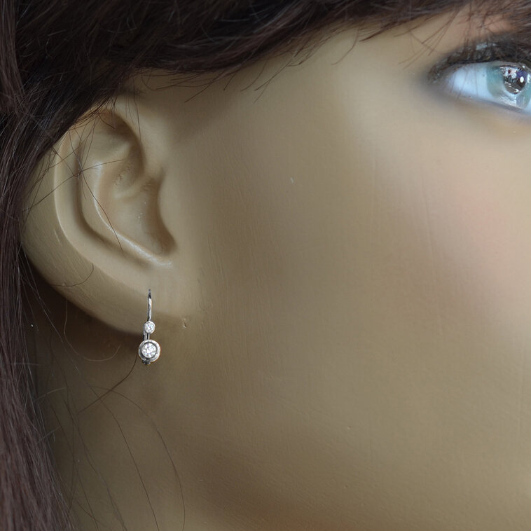 Diamantové náušnice Lucky white LEA1108.TR