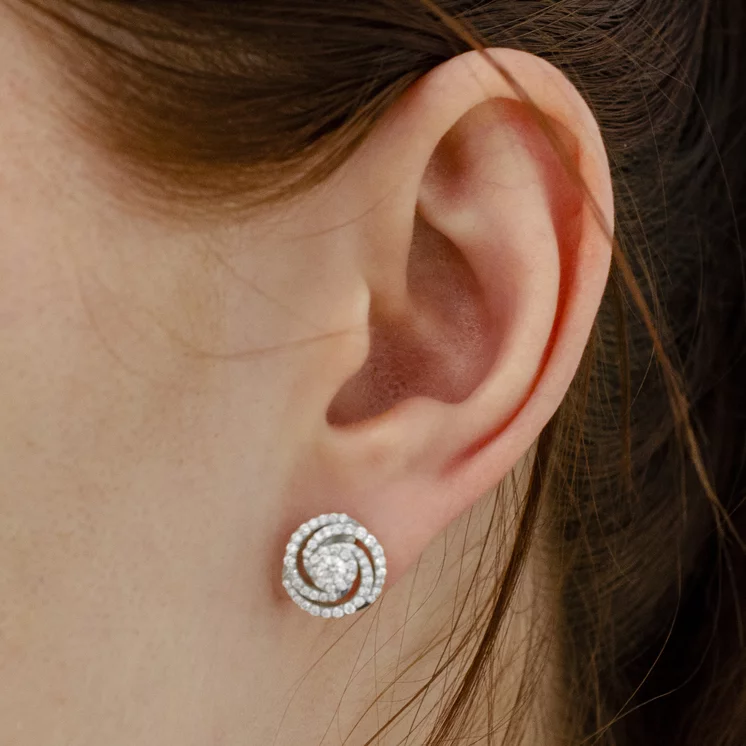 Diamantové náušnice Merida white LEA1355.WS Diamantové náušnice Merida white LEA1355.WS