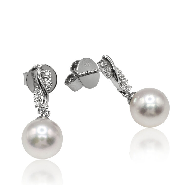 Diamantové náušnice s morskou perlou LEA1292.PA