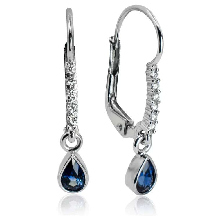 Diamantové náušnice so zafírom LEA1363.OD Diamantové náušnice so zafírom LEA1363.OD