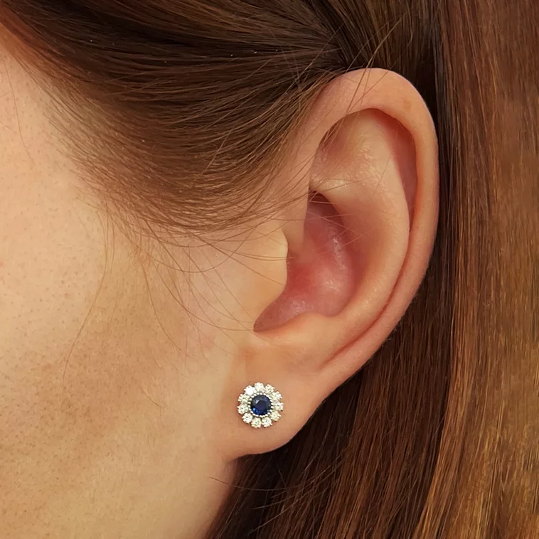 Diamantové náušnice so zafírom LEA1499.TS Diamantové náušnice so zafírom LEA1499.TS