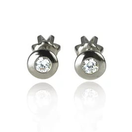Diamantové náušnice Studs white Diamantové náušnice Studs white