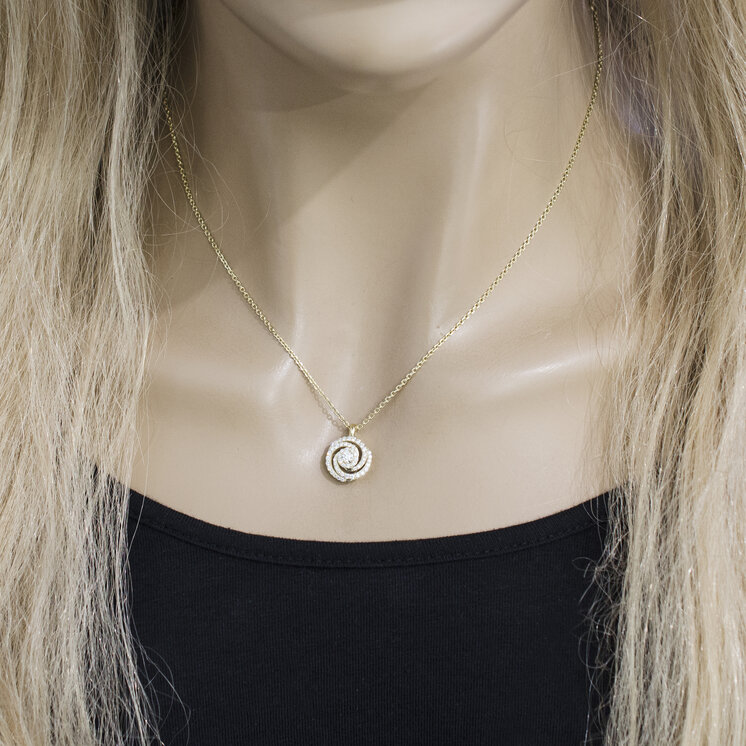 Diamantový luxusný náhrdelník LNL425.WS