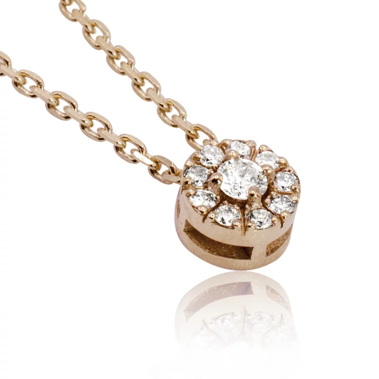 Diamantový náhrdelník Erika pink LNL376.WS Diamantový náhrdelník Erika pink LNL376.WS