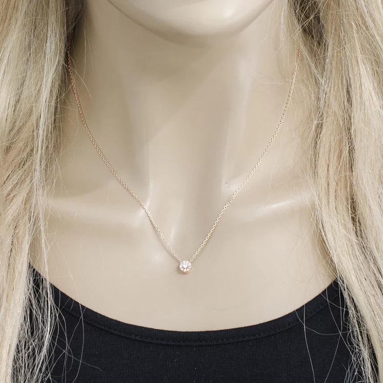 Diamantový náhrdelník Erika pink LNL376.WS Diamantový náhrdelník Erika pink LNL376.WS