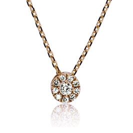 Diamantový náhrdelník Erika pink LNL376.WS