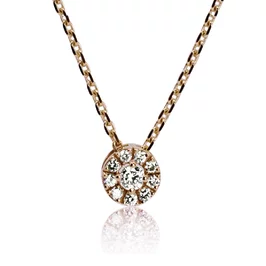 Diamantový náhrdelník Erika pink LNL376.WS