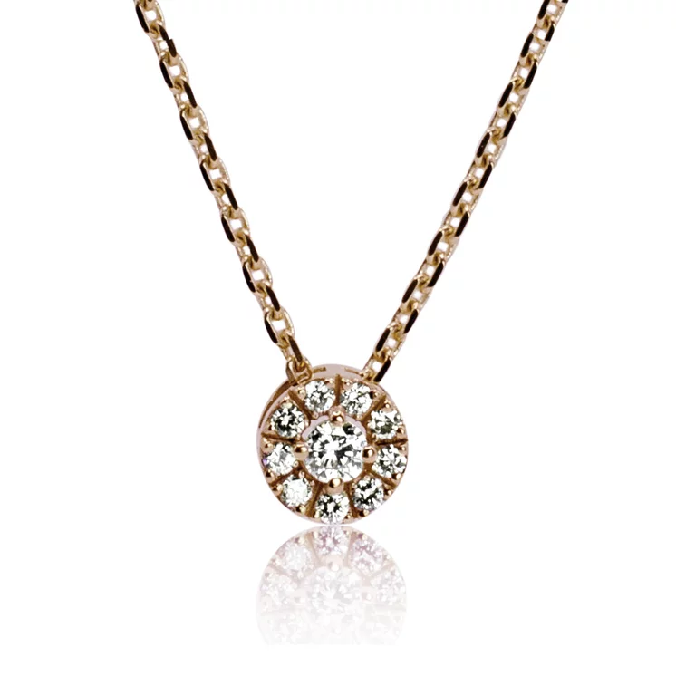 Diamantový náhrdelník Erika pink LNL376.WS Diamantový náhrdelník Erika pink LNL376.WS