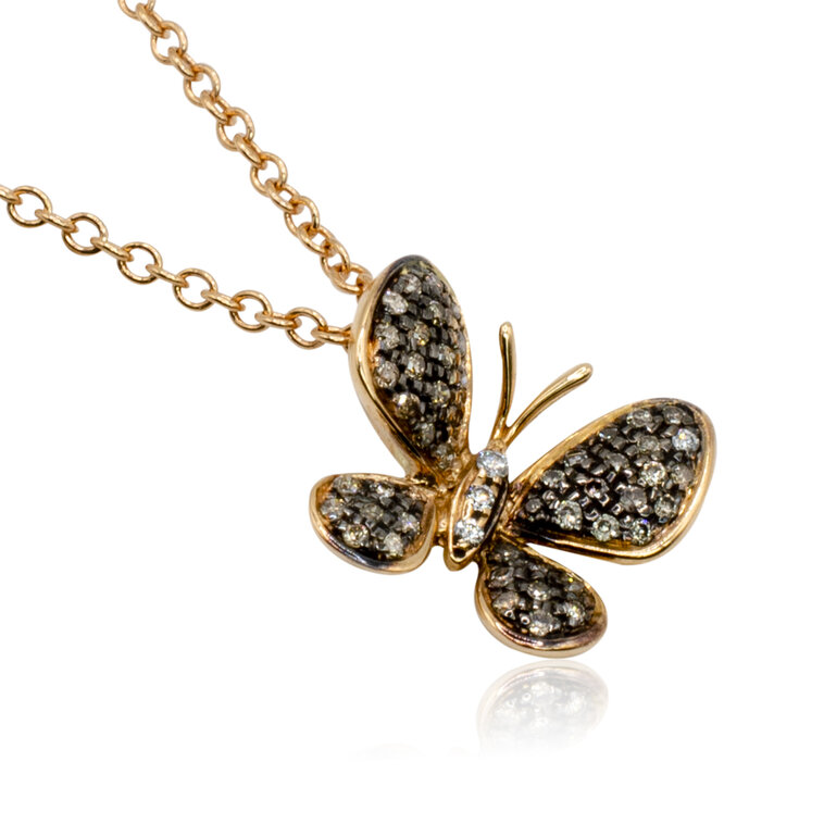Diamantový náhrdelník Moraglione 1922 Butterfly