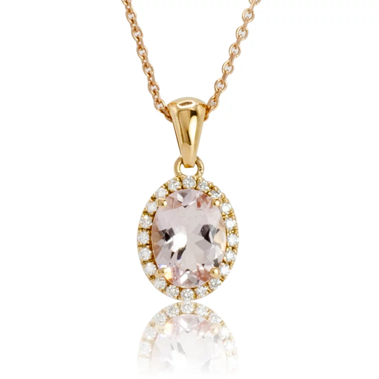Diamantový náhrdelník Moraglione 1922 s morganitom Diamantový náhrdelník Moraglione 1922 s morganitom