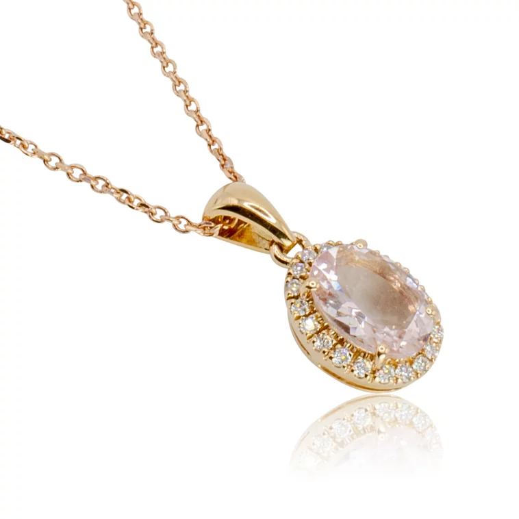 Diamantový náhrdelník Moraglione 1922 s morganitom Diamantový náhrdelník Moraglione 1922 s morganitom