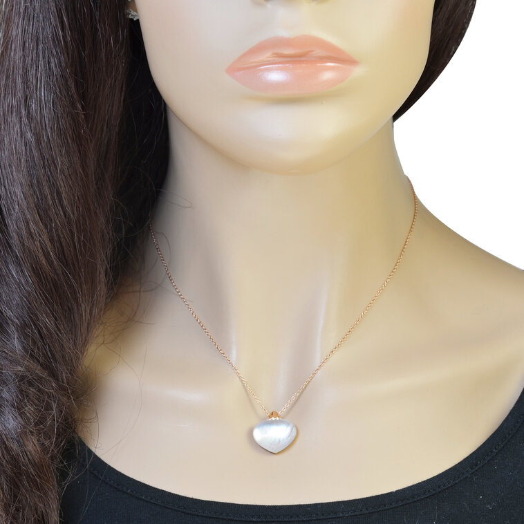 Diamantový náhrdelník Moraglione 1922 s rutile quartzom a perleťou