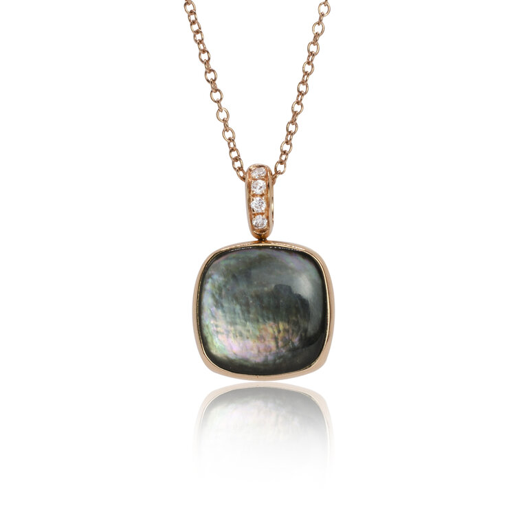 Diamantový náhrdelník s perleťou Moraglione 1922