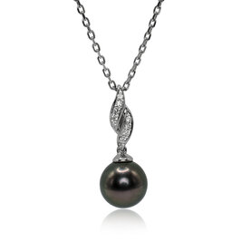 Diamantový náhrdelník s Tahitskou perlou LNL348.PA