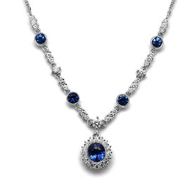 Diamantový náhrdelník so zafírmi Royal