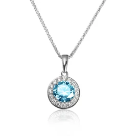 Diamantový prívesok s prírodným topásom LPE883.GD Diamantový prívesok s prírodným topásom LPE883.GD