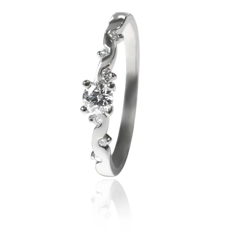Diamantový prsteň Eliss white Diamantový prsteň Eliss white