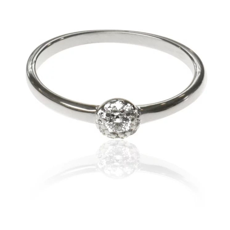 Diamantový prsteň Esme white Diamantový prsteň Esme white