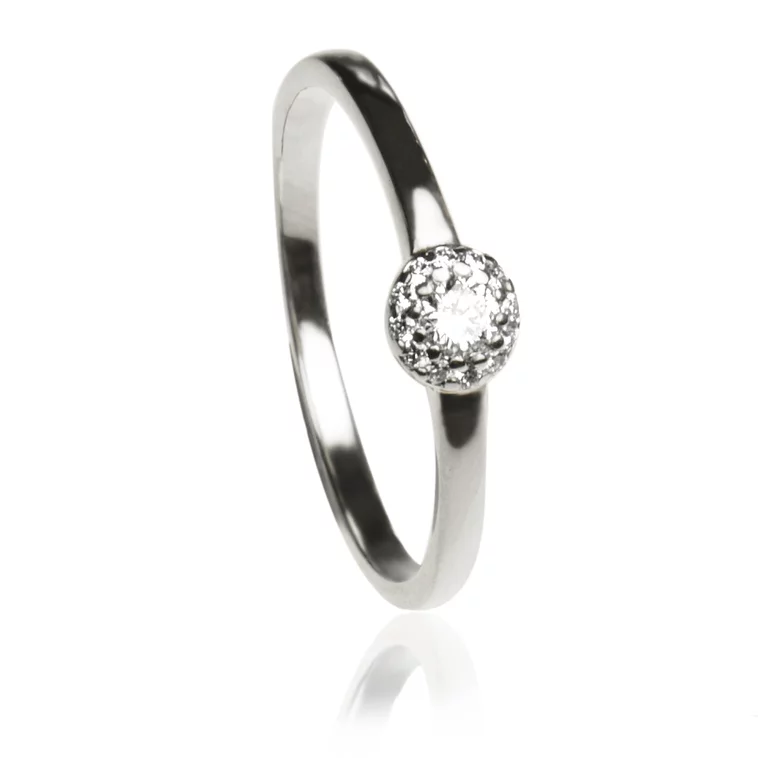 Diamantový prsteň Esme white Diamantový prsteň Esme white