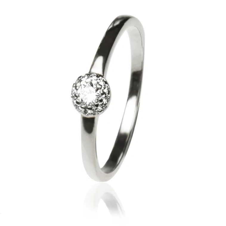Diamantový prsteň Esme white Diamantový prsteň Esme white