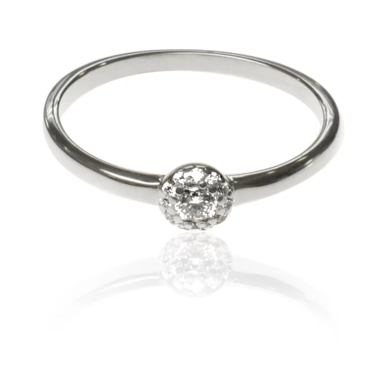 Diamantový prsteň Esme white Diamantový prsteň Esme white