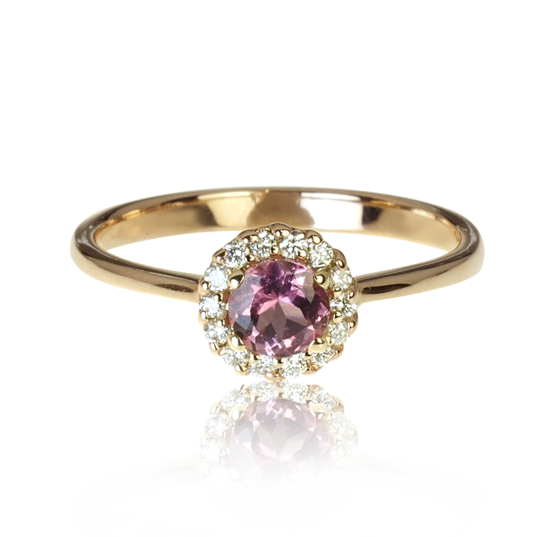Diamantový prsteň Moraglione 1922 s turmalínom