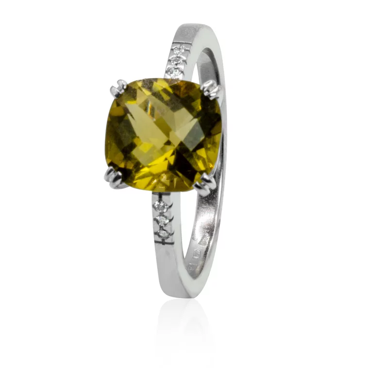 Diamantový prsteň s Beer quartzom LRG706.G Diamantový prsteň s Beer quartzom LRG706.G