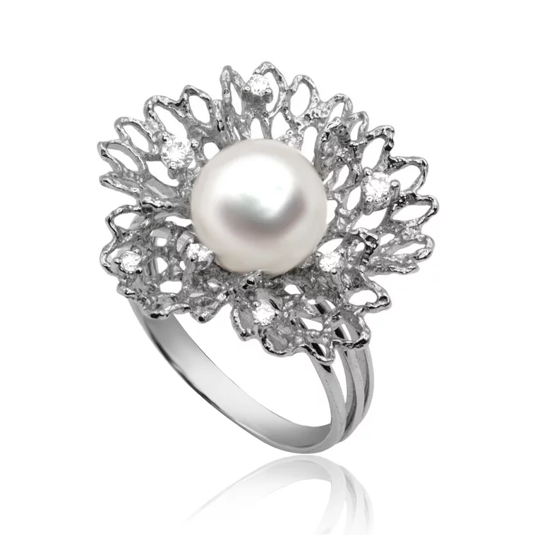 Diamantový prsteň s morskou Akoya perlou LRG783.PA
