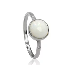 Diamantový prsteň s prírodným austrálskym opálom LRG753.KL Diamantový prsteň s prírodným austrálskym opálom LRG753.KL