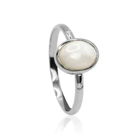 Diamantový prsteň s prírodným austrálskym opálom LRG755.KL Diamantový prsteň s prírodným austrálskym opálom LRG755.KL