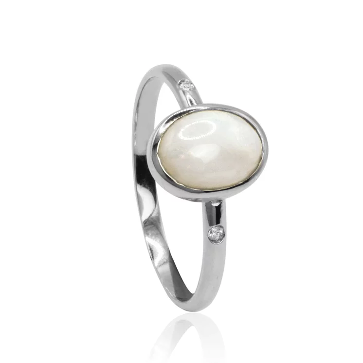 Diamantový prsteň s prírodným austrálskym opálom LRG755.KL Diamantový prsteň s prírodným austrálskym opálom LRG755.KL