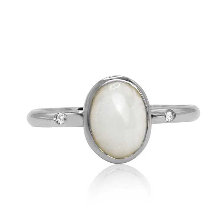 Diamantový prsteň s prírodným austrálskym opálom LRG755.KL Diamantový prsteň s prírodným austrálskym opálom LRG755.KL
