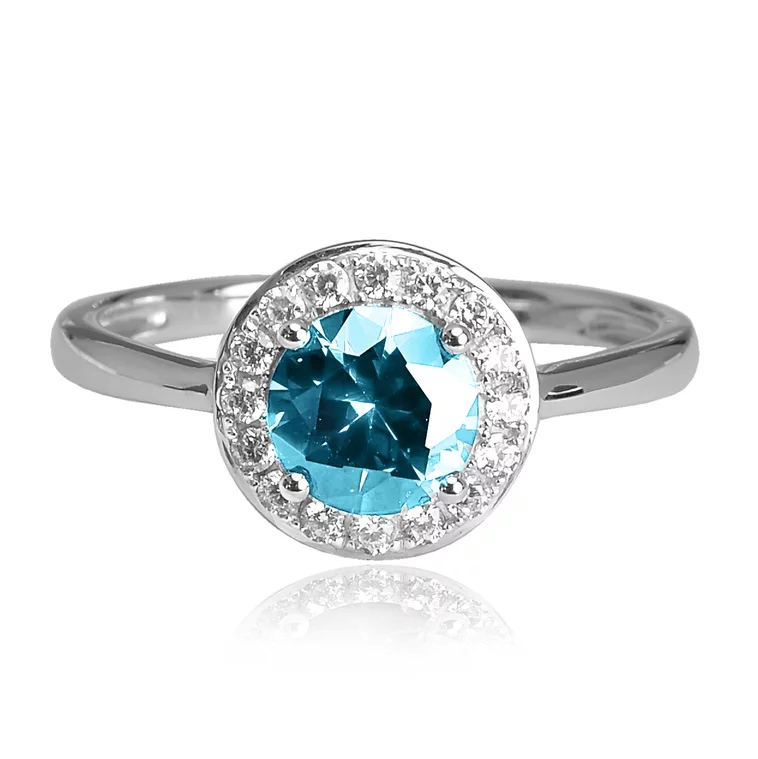 Diamantový prsteň s prírodným topásom LRG785.GD Diamantový prsteň s prírodným topásom LRG785.GD
