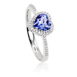 Diamantový prsteň s tanzanitom Moraglione 1922 Diamantový prsteň s tanzanitom Moraglione 1922