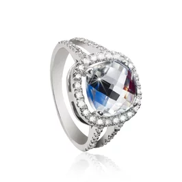 Diamantový prsteň s topásom LRG743.WS Diamantový prsteň s topásom LRG743.WS