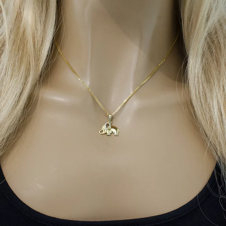 GOLDIE Diamantový prívesok sloník KPE025.OD GOLDIE Diamantový prívesok sloník KPE025.OD