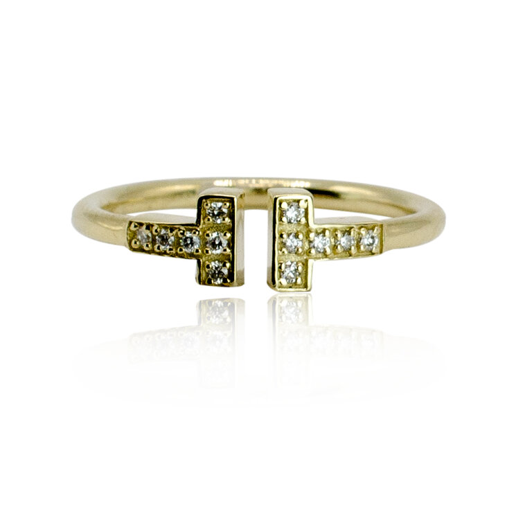 GOLDIE Diamantový prsteň Gencelina LRG651.W