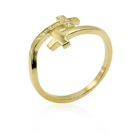 GOLDIE Diamantový prsteň Krížik double LRG654.W GOLDIE Diamantový prsteň Krížik double LRG654.W
