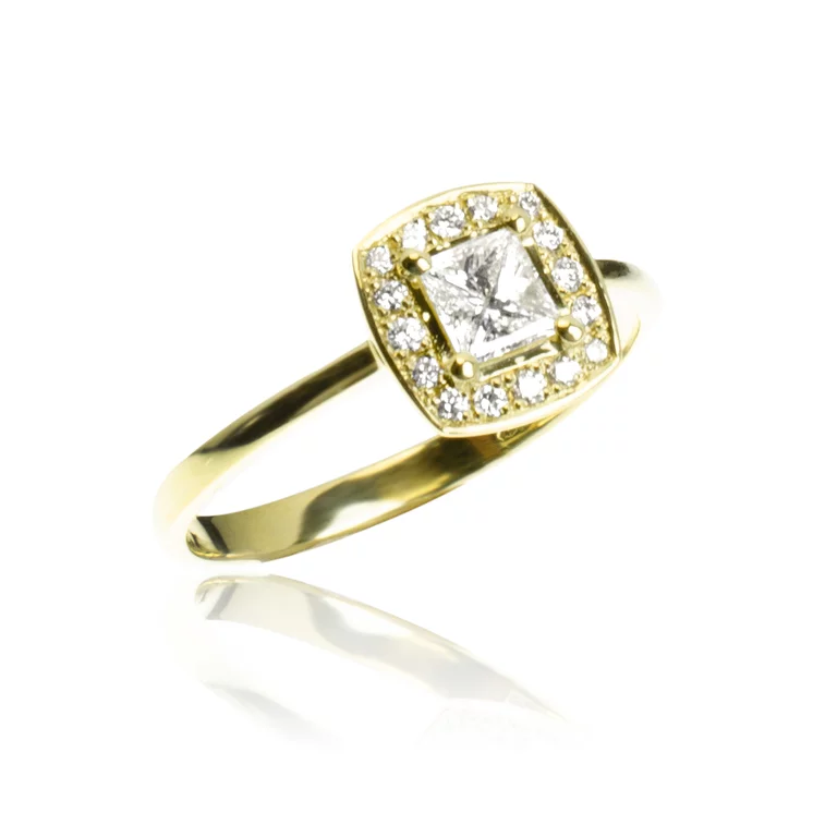 GOLDIE Diamantový prsteň Princess LRG533.OD GOLDIE Diamantový prsteň Princess LRG533.OD