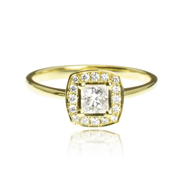 GOLDIE Diamantový prsteň Princess LRG533.OD GOLDIE Diamantový prsteň Princess LRG533.OD