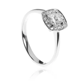 GOLDIE Diamantový prsteň Princess white LRG534.OD GOLDIE Diamantový prsteň Princess white LRG534.OD