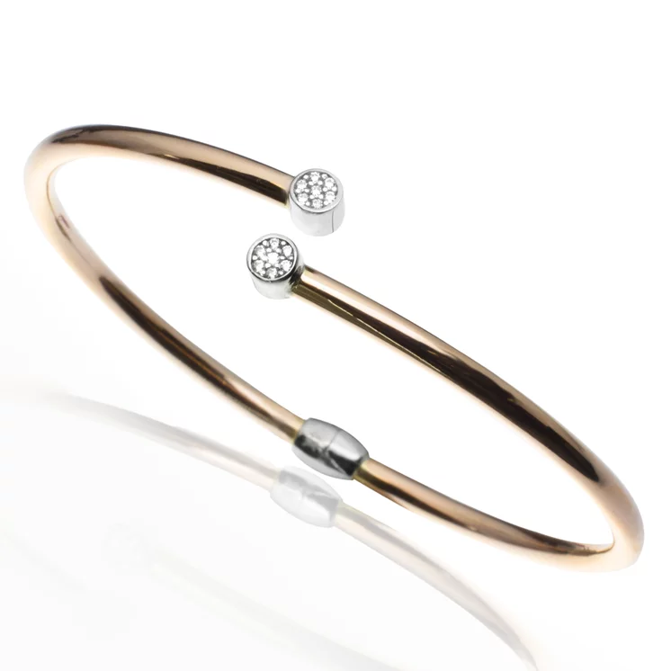 GOLDIE Luxusný pevný diamantový náramok LBR316.TR GOLDIE Luxusný pevný diamantový náramok LBR316.TR