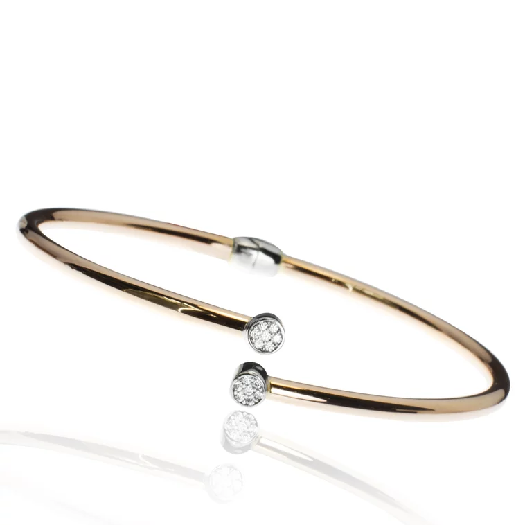 GOLDIE Luxusný pevný diamantový náramok LBR316.TR GOLDIE Luxusný pevný diamantový náramok LBR316.TR