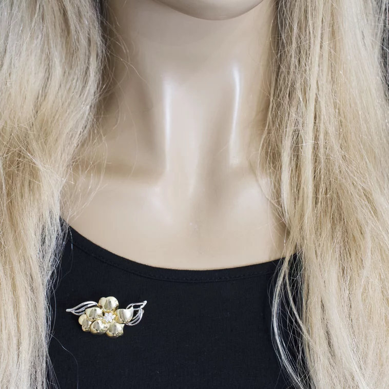 GOLDIE Zlatá brošňa Kvetinka LBO030.SP GOLDIE Zlatá brošňa Kvetinka LBO030.SP