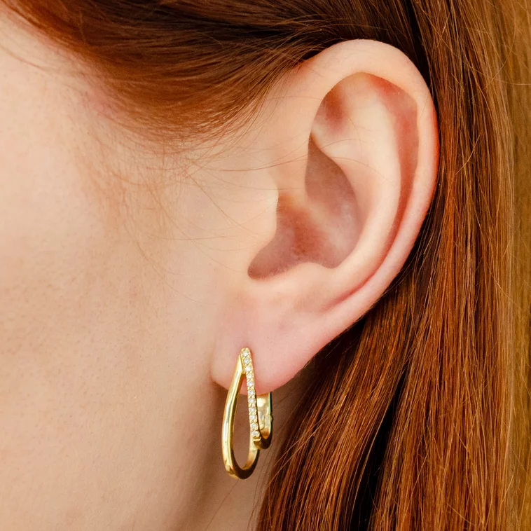 GOLDIE Zlaté náušnice s diamantmi LEA172.ALB GOLDIE Zlaté náušnice s diamantmi LEA172.ALB