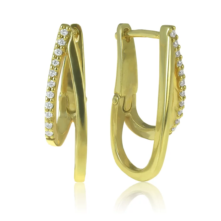 GOLDIE Zlaté náušnice s diamantmi LEA172.ALB GOLDIE Zlaté náušnice s diamantmi LEA172.ALB
