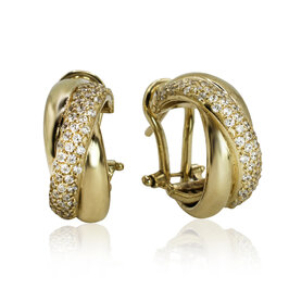 GOLDIE Zlaté náušnice Selene LEA1264.W