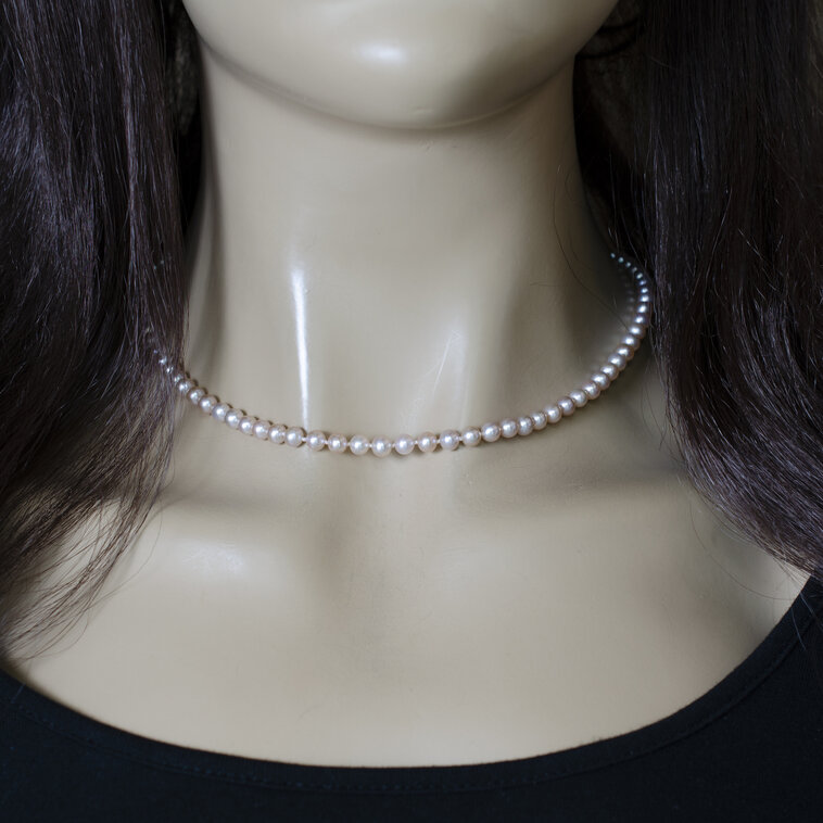 GOLDIE Zlatý náhrdelník so sladkovodnými perlami LNL268.PA