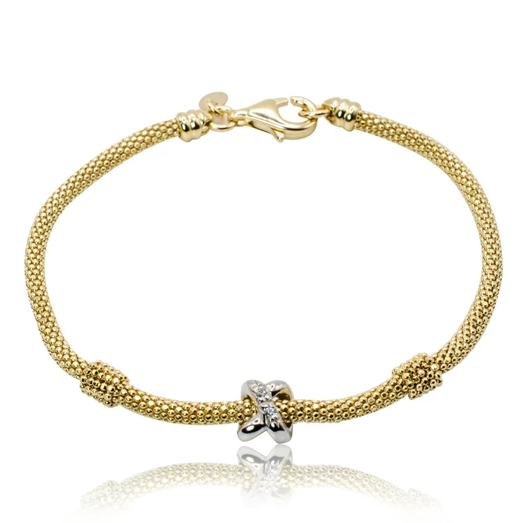 GOLDIE Zlatý náramok Edda LBR345.TR