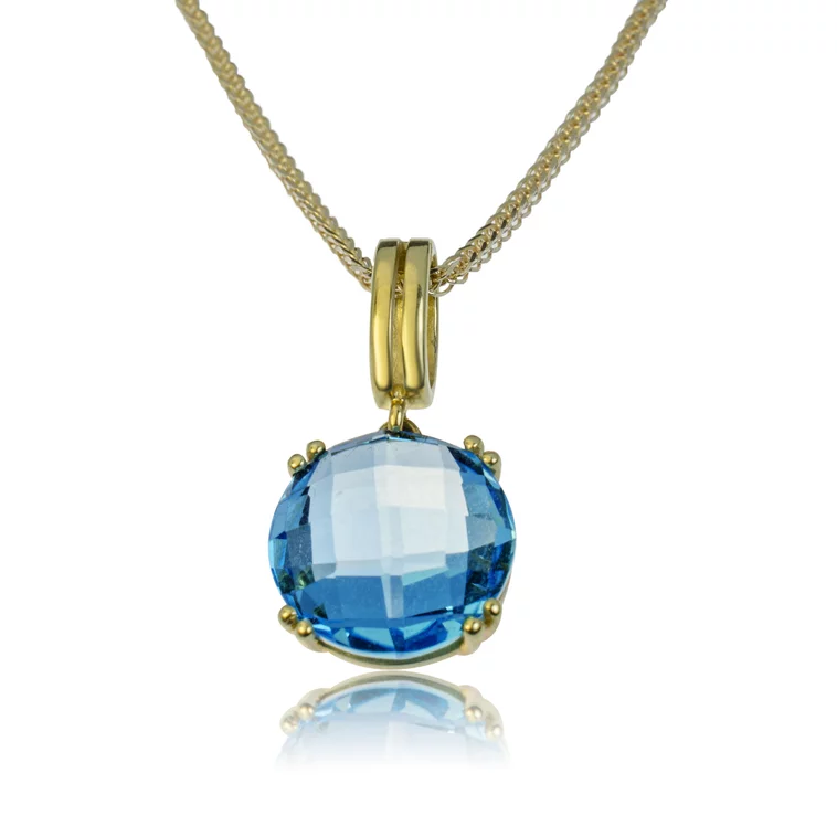 GOLDIE Zlatý prívesok Ice blue LPE691.ST GOLDIE Zlatý prívesok Ice blue LPE691.ST